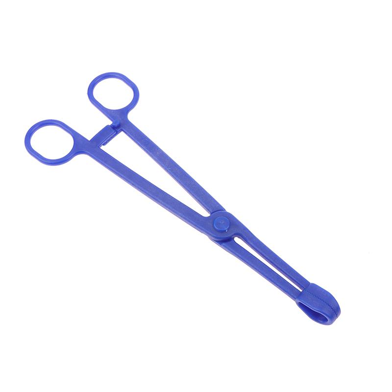 1Pc Disposable Sterile Slotted Round Navel Forceps Clamp Triangle Open Plier Ear Nose Lip Belly Body Piercing Forceps Tools