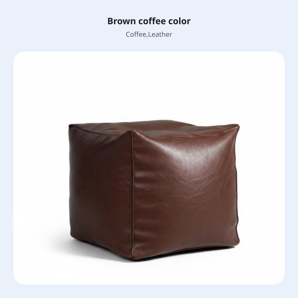 Square Pouf Multi-Functional Woven Pouf Comfortable Seating small-sized Size for Homeowners, Kids, Entryway