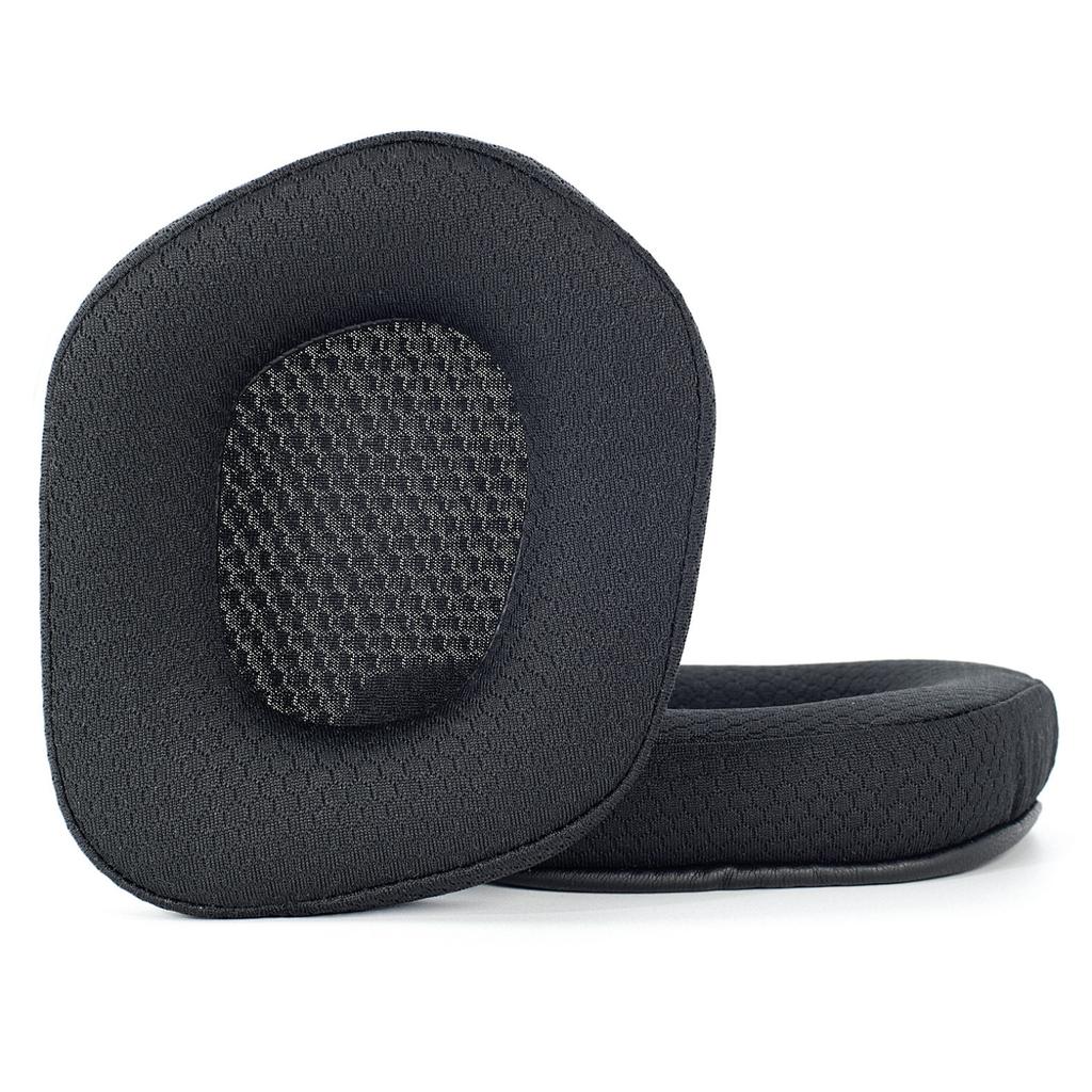 Washable Fabric Football Net Ear Cushions for G533 G335 Headsets Nonslip Design Breathable Earmuffs Replacement
