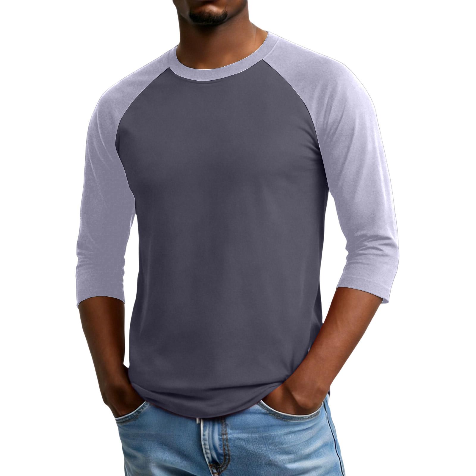 Niubiplus Heren Raglanmouw Driekwartmouw Top M
