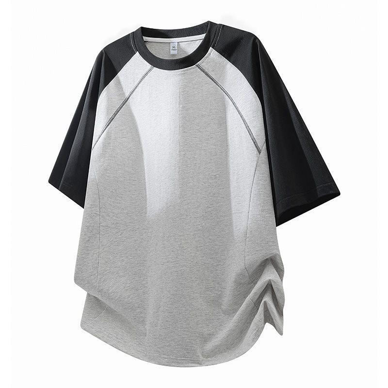 Men's Loose Fit Quick-Dry Color Block Cool-Touch Sports Tee