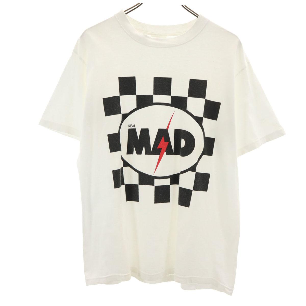 

HECTIC MAD Футболка с коротким рукавом M белая Мужская Б/У