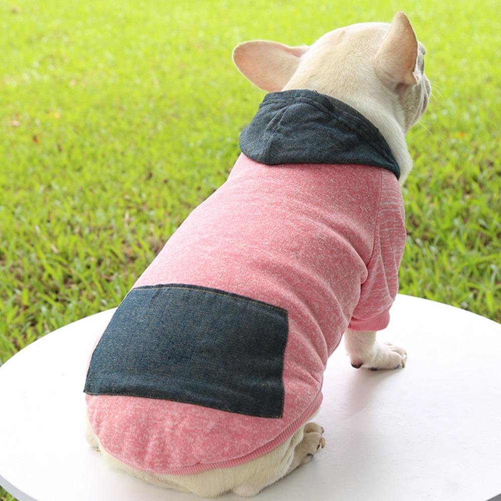 

Autumn and winter cat two-legged sweater pocket dog clothes sports style dog cat pet clothes supplies clothing S (bust 35CM recommends 2-2kg pets)