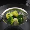 304 Stainless Steel Large Colander Oil Filter Kitchen Oil Frying Skimmer with Long Handle Noodles Food Sieve Cooking Tools