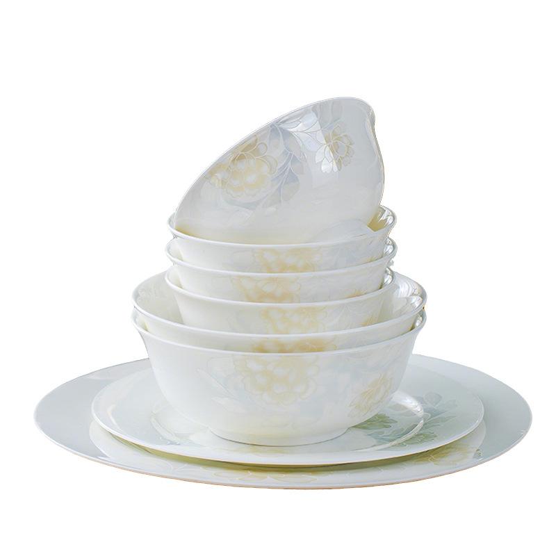 Ceramic Tableware, Plates, Dishes Set, Simple Bone China Tableware