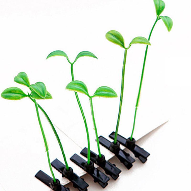 Sprout Hair Clip - Cute and Funny Douyin-Inspired Grass Growing Headwear