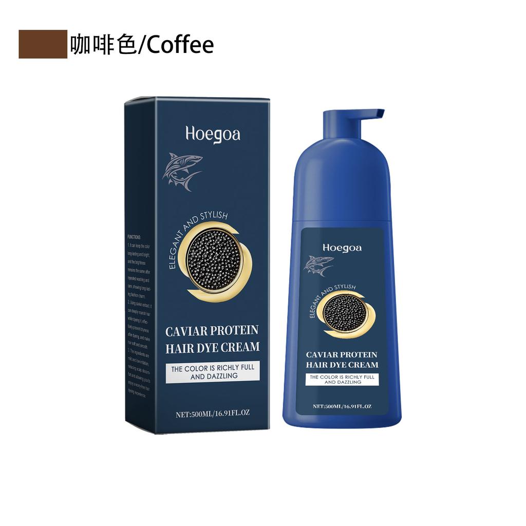 5Colors Caviar Hair Dye Cream Organic Natural Fast Hair Dye Plant Essence Hair Colorng Cream Cover Dye Shampoo For Women Men