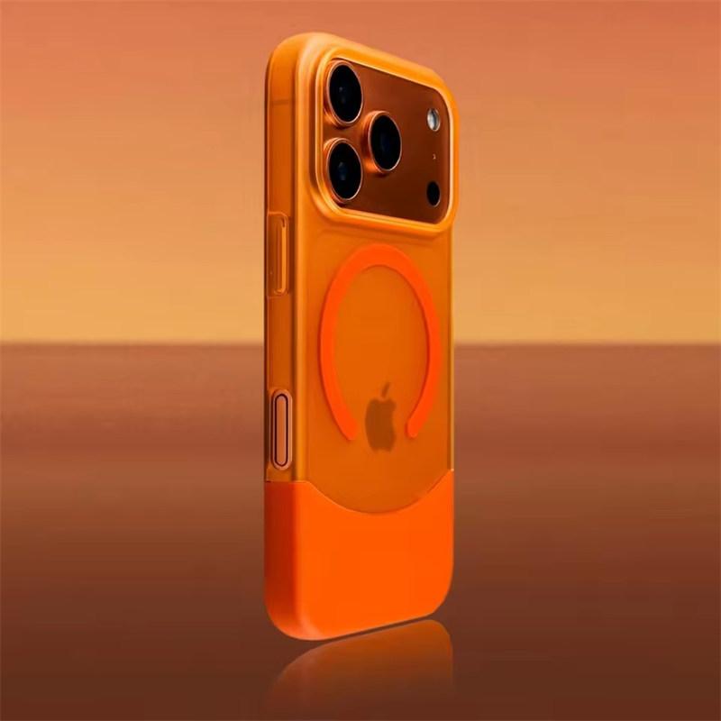 Luxusní Segmentované Skládací Tvrdé Matné Pouzdro pro Magsafe pro iPhone 17 Air 16 15 14 13 12 11 Pro Max Plus Magnetické Ultra Tenké Pouzdro