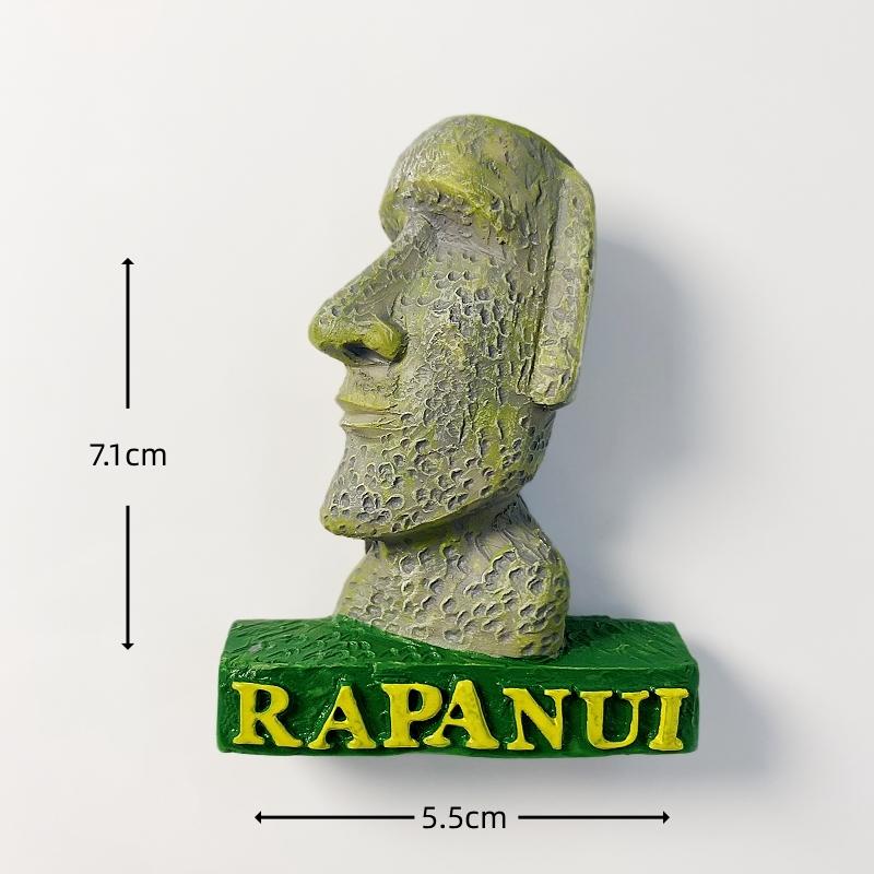 

Chile Fridge Stickers Santiago Catedral Metropolitana de Santiago Souvenirs Rapanui Easter Island Fridge Magnets Wedding Gifts
