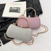 1pc Women's Luxury Crossbody Clutch Bag with Detachable Chain Strap & Zipper Closure - Elegant Evening Party Handbag for Weddings Fancy Purse