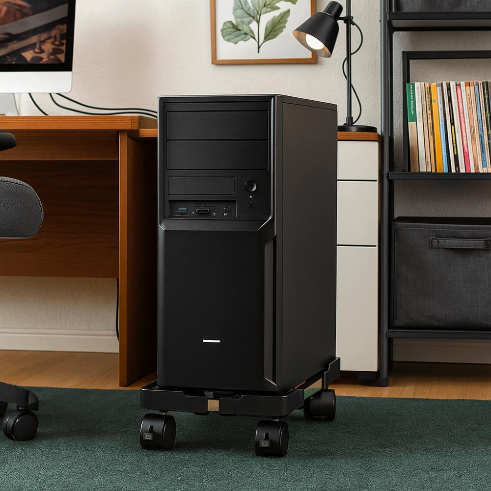 Scalable Mobile CPU Stand Stable Computer Mainframe Rack Universal Computer Tower Stand  Under Desk