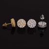 S925 Silver Moissanite Stud Earrings - GRA Certified, Sparkling INS Style, Ideal Gift for Women's Fashion Jewelry