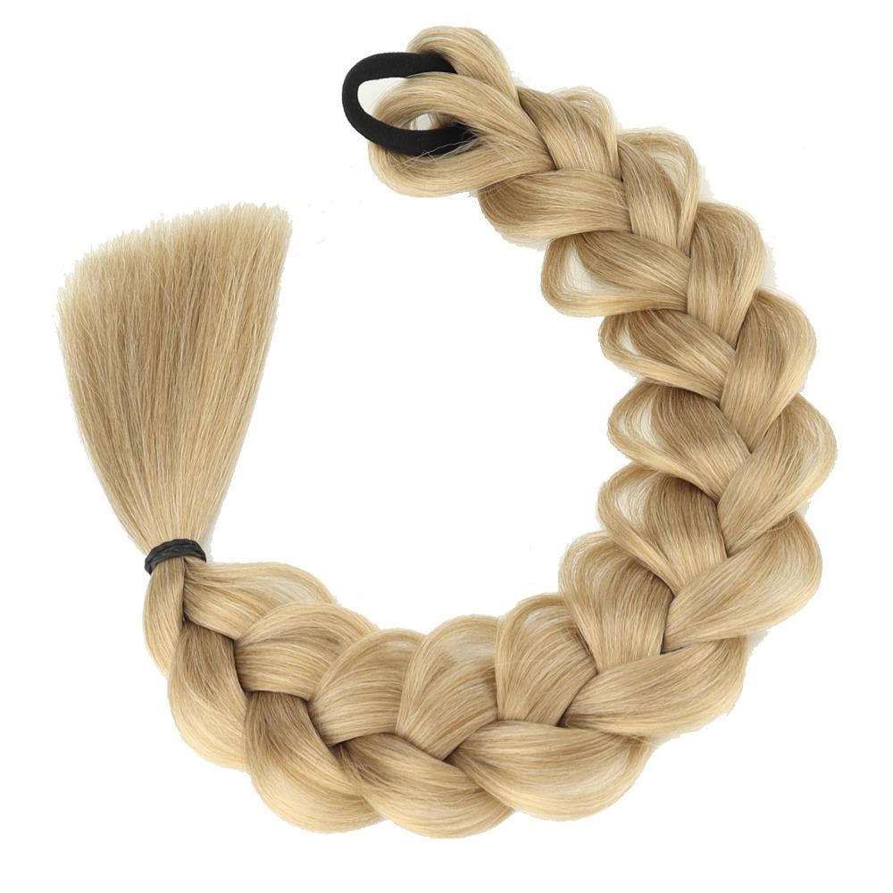 Elastic Band Handmade Braids Pony Tails Hair Band Twist Braid Hairpiece  Daily Use