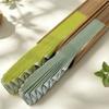 Solid Color Folding Hand Fan Cotton Linen Cloth Dance Fan Creative Retro Handheld  Fan  Gift Giving