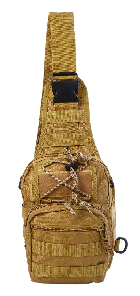 RAYMARC Body Bag for Men and 900D Waterproof Brown Women, Nylon, BAG-RMD-001,