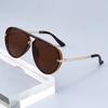 Big frame toad sunglasses retro style ins street shooting exaggerated hip hop sunglasses UV protection