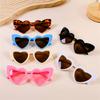 Fashion Heart Shaped Children Sunglasses Classic Cute Summer Sunglasses Girls Boys Sun Glasses UV400 Eyewear Baby Shade Glasses