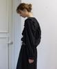 OPENDOORSTUDIO Vintage Ruffle Blouse Black