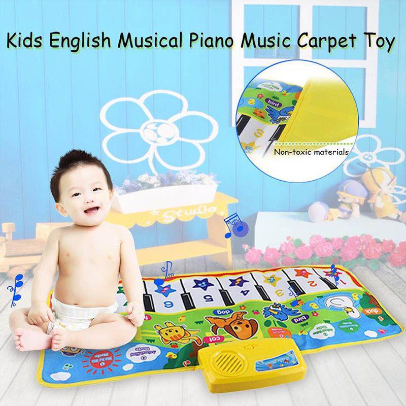 Vibrant Kids Gift Toy Touch Play Learn Singing Piano Keyboard Music Carpet Mat