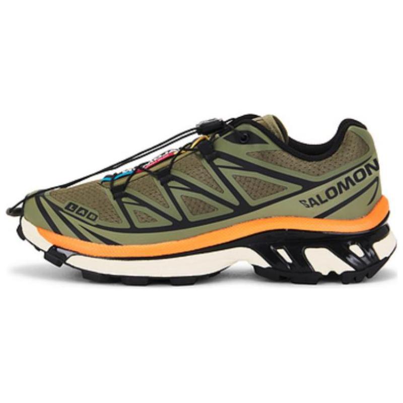 XT-6 Salomon 'Deep Lichen Green Marmalade' Sneakers L47582500