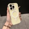 Luxury Wireless Charging ForMagsafe Phone Case ForiPhone 17 Air 11 12 13 14 15 16 Pro Max Magnetic Candy Bumper Matte Cover
