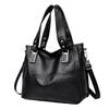 Vintage Leather Shoulder Crossbody Bag Tote Structured Leather Tote Bag with Adjustable Strap Women's Shoulder Bag for Daily Use