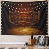 "Golden Sacramento Kings Basketball Logo" Pattern Wall Hanging Tapestry Decorative Tapestry Home Decor for Bedroom and Living Room