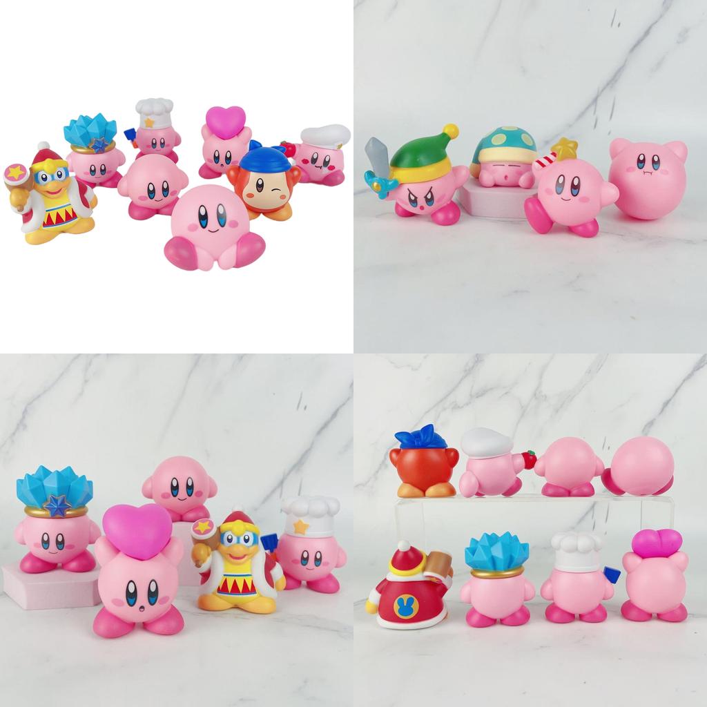 Cute Kirby Pvc Figure Perfect Gift For Gamers And Anime Fans 5-7cm High