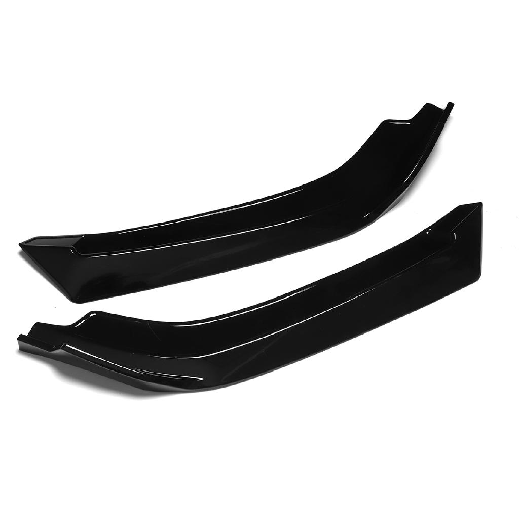 Spoiler für Honda Civic Limousine ABS Glänzend Schwarz 4-türig Glänzend Schwarz 16+ Frontstoßstangenlippe Karosserie-Kit