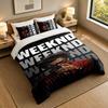 3-teiliges Bettwäsche-Set The Weeknd Weiches Bettlaken und zwei Kissenbezüge Heim-Schlafzimmer-Dekor