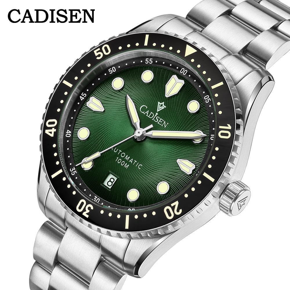 Cadisen 8245 Men's Luminous Waterproof Mechanical Watch for Business Mechanical Watch