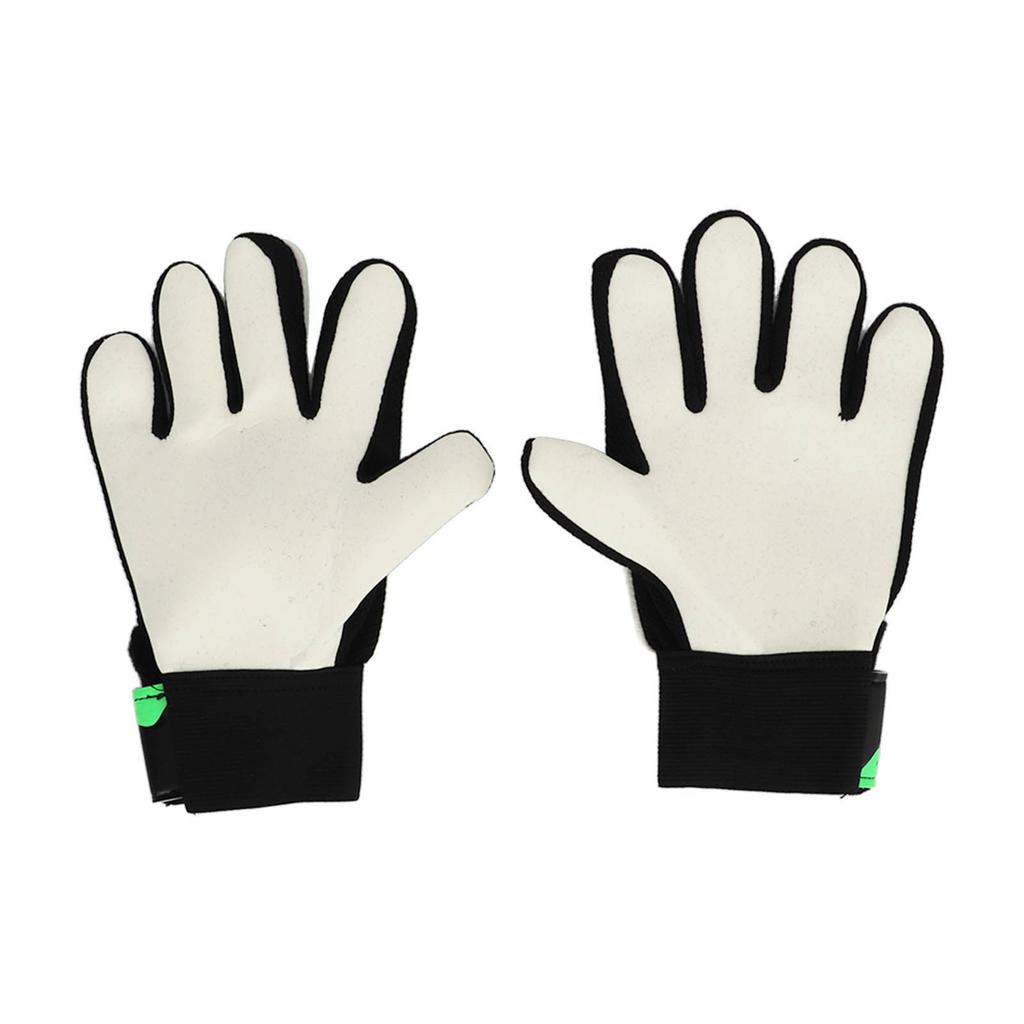 1 Pair Kids Goalkeeper Gloves Children Football Goal Keeper Gloves Anti Slip Exercise Gloves Green 15 ~ 16cm / 5.91 ~ 6.3in
