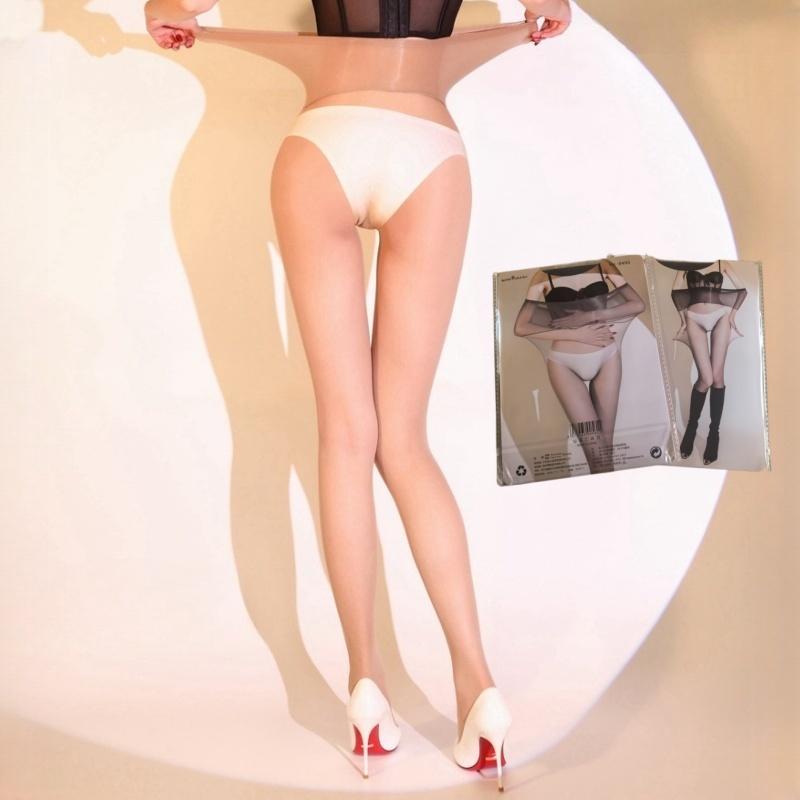 5D Neue Damen Hohelastische Samtstrumpfhosen Tiefer Nahtloser Schritt Extra Große Strumpfhosen Damen Pole Dance Party Transparente Strumpfwaren