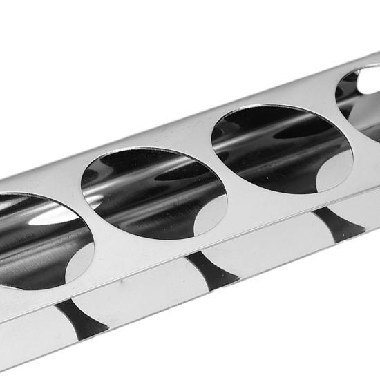 Dental Drip Bottle Placement Rack Silver Stainless Steel Reusable Bottle Holder for Dentists 