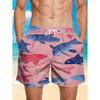 Summer Men's 3D Printed Beach Pants Fashion Versatile Trend Breathable Casual Vacation Style