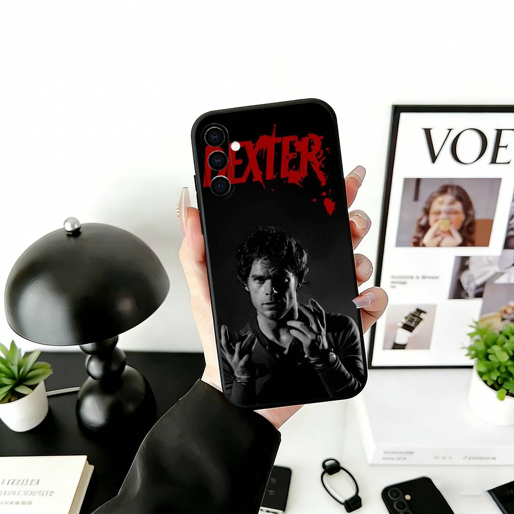 Movie D-Dexter M-Morgan Phone Case Black Silicone Soft For Samsung Galaxy A73,A72,A71,A70,A53,A52,A51