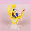 Sailor Moon Tsukino Usagi Anime Handicraft Model With Clear Base For Birthday Cakes And Collectors