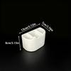 1pc Cat-Themed Three-Hole Self-Draining Toothbrush Holder, Desktop Storage Organizer For Cosmetics, Facial Cleanser