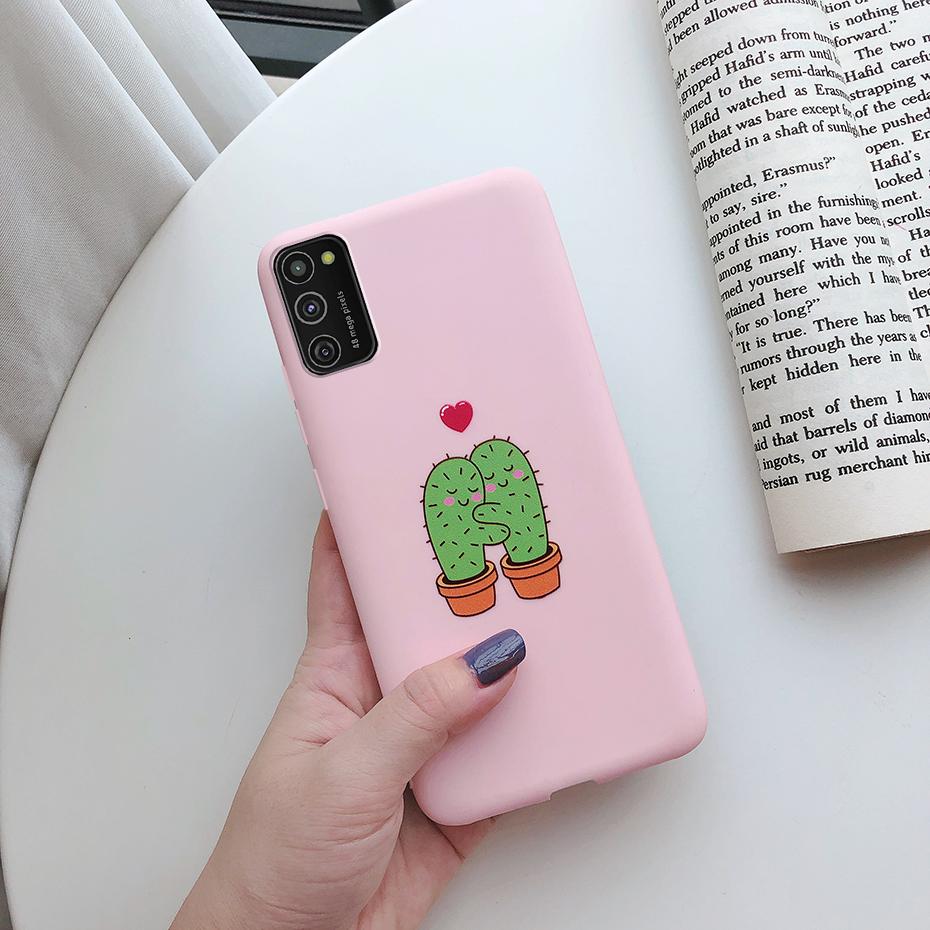 For Samsung Galaxy A41 Case Soft Painted Back Cover Silicone Phone Case For Samsung A41 Cases For Coque Samsung Galaxy A41 Cover