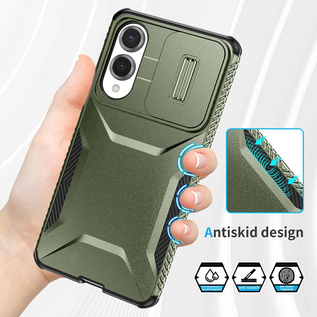 For Samsung Galaxy S25 Edge Case Camshield TPU+PC Phone Cover Non-Slip Side Edge
