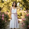 Cotton Material Handwoven Belt Unique Decorative Tassel Accessories  Everyday Outings