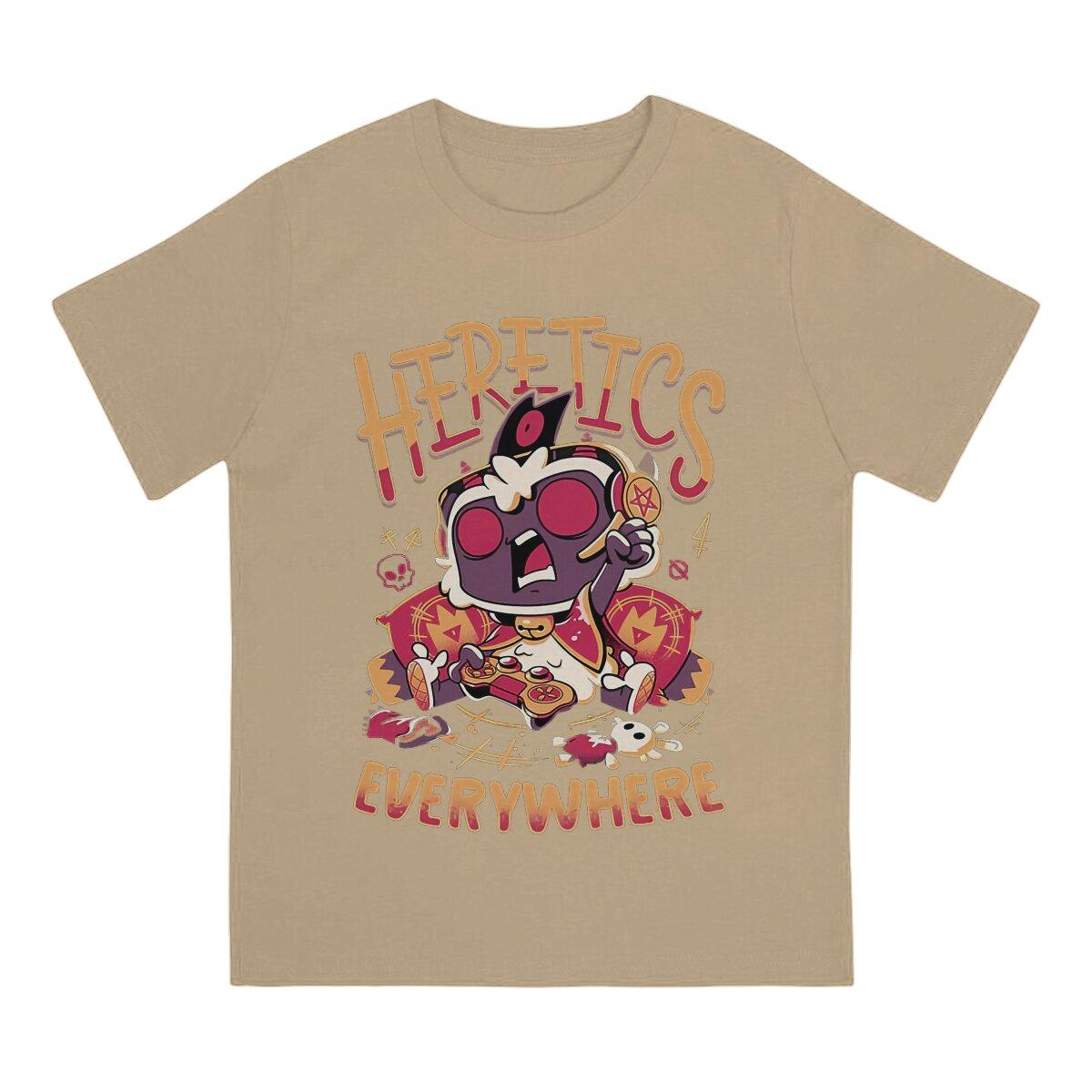 

2026 New Tops 100 Cotton Fun FashionEverwhere Mens and Womens Tshirts Cult of The Lamb Goat GameO Neck Short Sleeved Tshirt 4XL