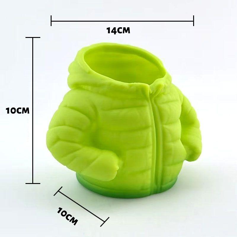 Creative Down Jacket Pen Holder, Office Decoration, Classroom Desktop Pen Holder, Holiday Gift