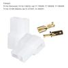 Acouto T-Type Power Plug 2 Pin for Car Radio Cable Connectors Automotive Electrical T Shape Wire Connector Male Female Socket Plug and Pin for