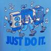 Nike T Shirt Blue Children Aged 3 7 Years Old 86M842-UAV
