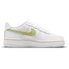 Nike Air Force 1 LV8 Leather Classic Casual Non-Slip Shock Absorbing Durable Low-Top Sneakers Kids Sneakers White Green DN8000-100