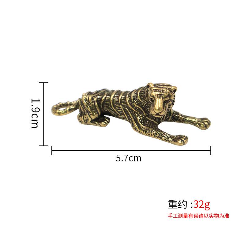 Wealth Tea Pet Wholesale Solid Brass Desktop Zodiac Lucky Small Figurines