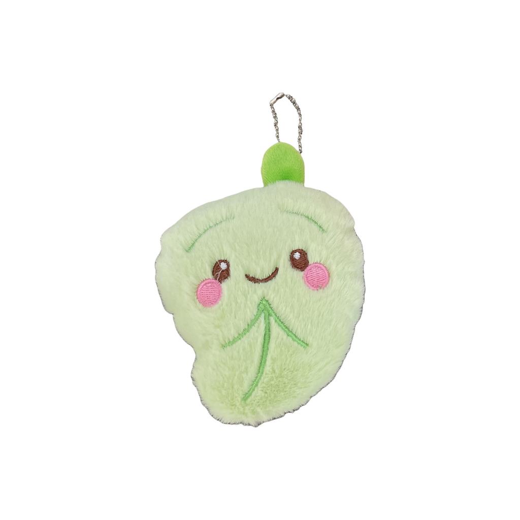 Leaf Bag Pendant Bag Charm Leafing Keyring Plush Texture Key Accessory Suitable for Fashion Ladies and Girls Present