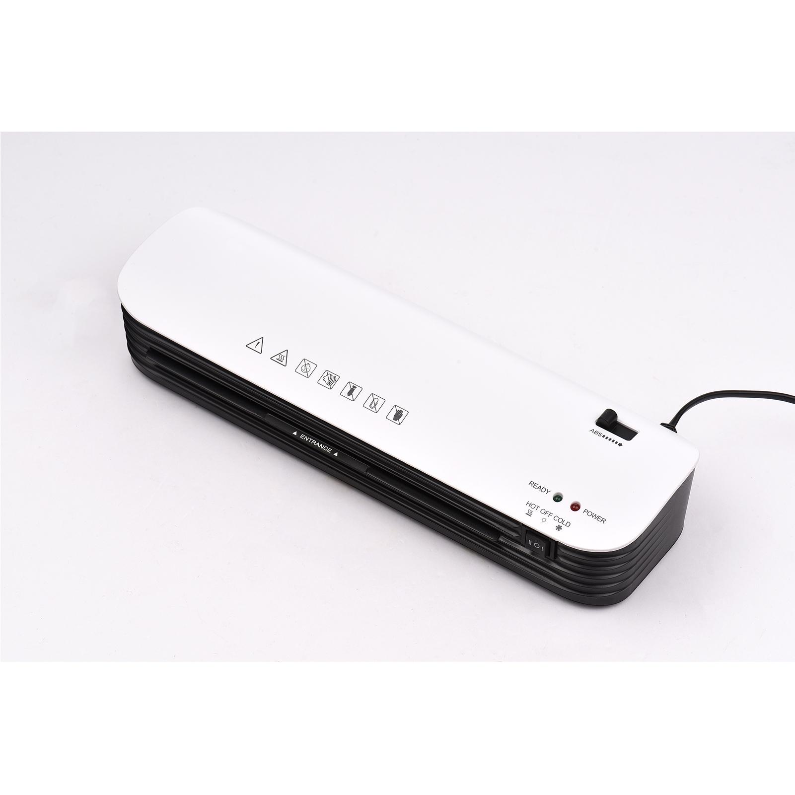 

A4 Desktop Thermal Laminator Machine Automatic Photo Document Laminator with A4 Paper Cutter Corner Rounder US