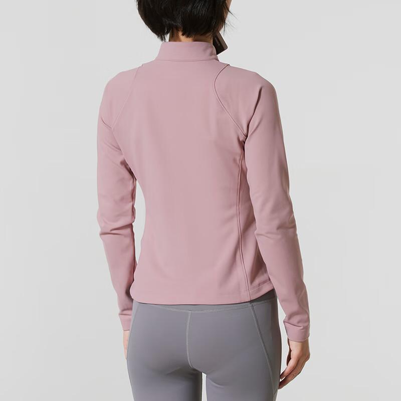 Under Armour Soft And Breathable Stand Collar Long Sleeve T-Shirt Women tops 6010110-673